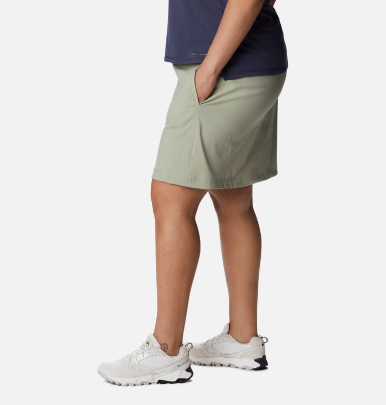 Women's Columbia On The Go Skorts Olive | Plus Size CA-U8C65